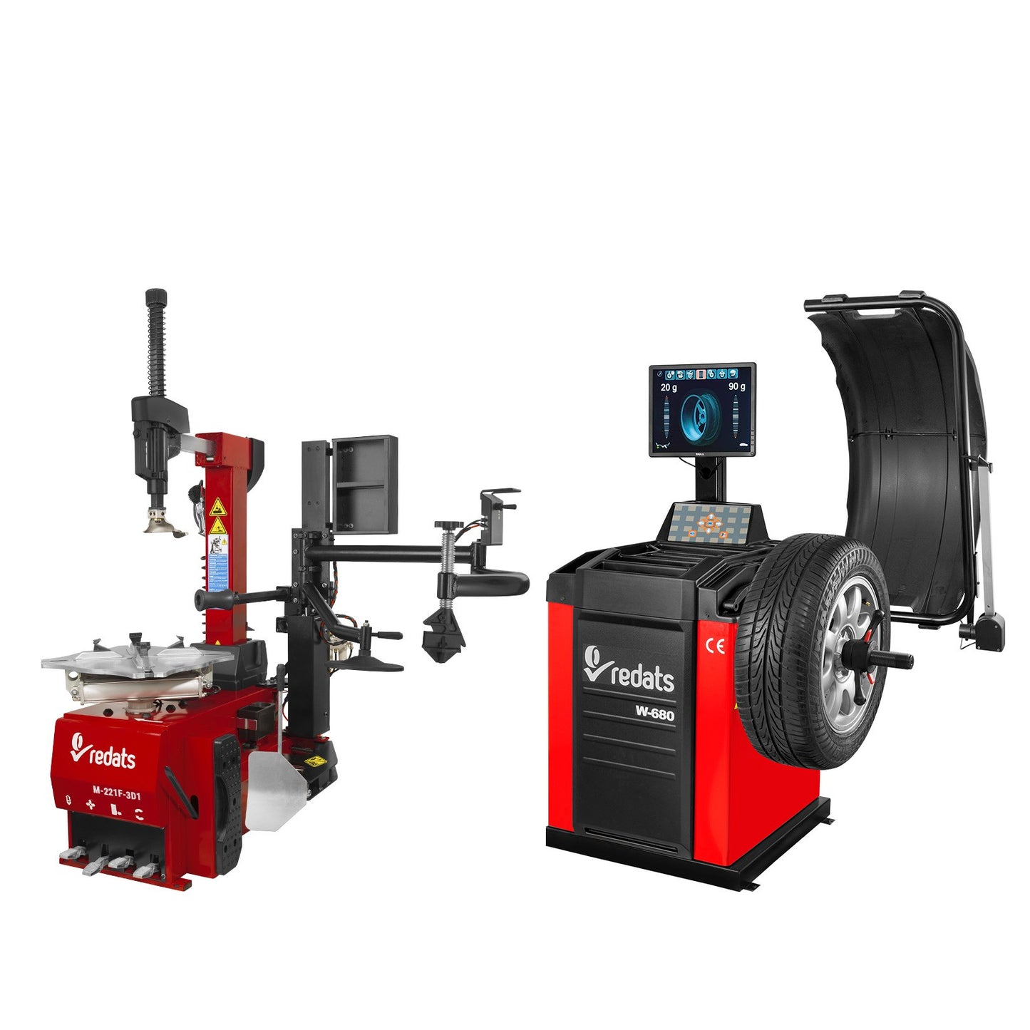 Démonte-pneu + Equilibreuse - Pack Runflat Plus - Redats