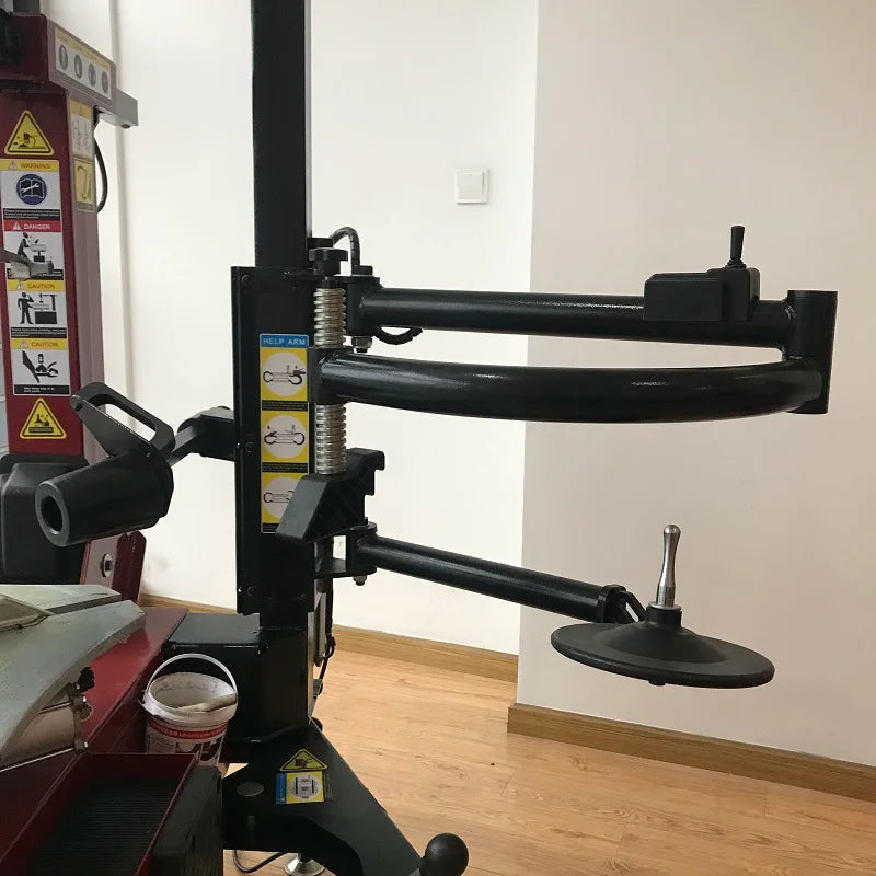 Tyre Changer Machine 2 Helper Arms Motorcycle Tyre Changing Machine Tilt Back Column Motorbike Tyre Changing 26 Inch Automatic