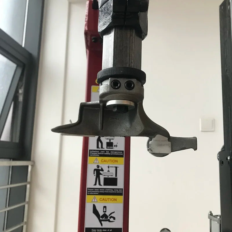 Tyre Changer Machine 2 Helper Arms Motorcycle Tyre Changing Machine Tilt Back Column Motorbike Tyre Changing 26 Inch Automatic