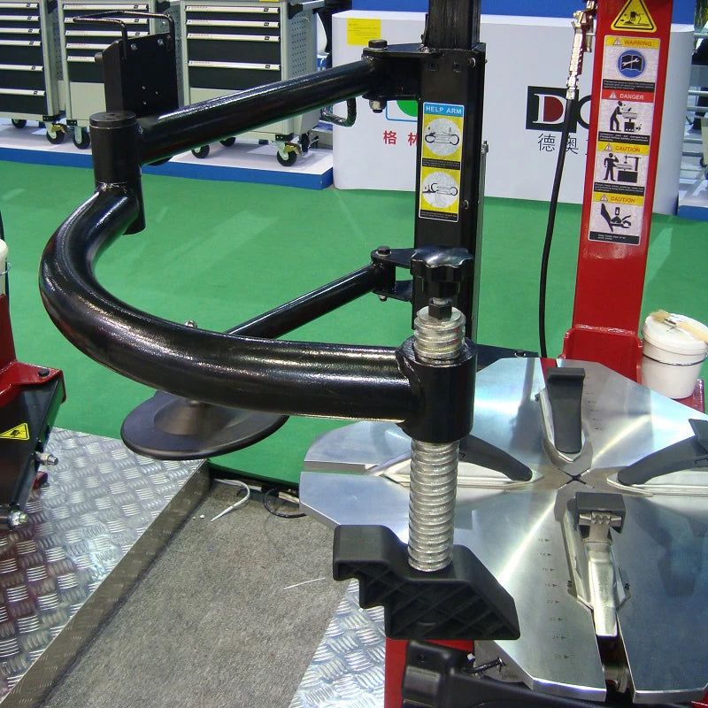 Tyre Changer Machine 2 Helper Arms Motorcycle Tyre Changing Machine Tilt Back Column Motorbike Tyre Changing 26 Inch Automatic