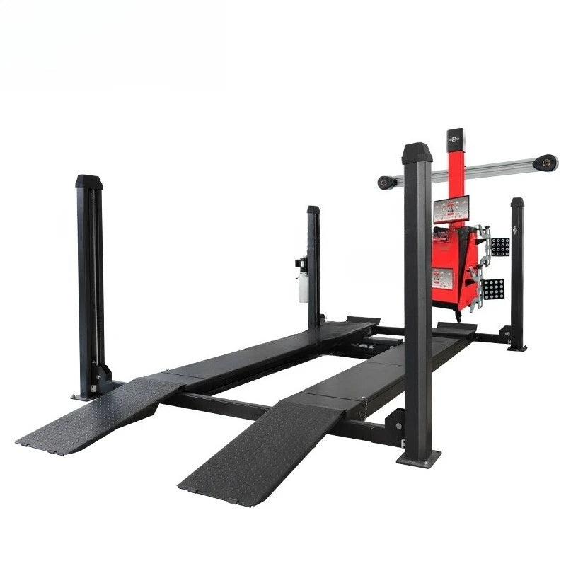 Four-column lift Automotive 3D four-wheel alignment equipment Full set of column lift Complete set of output