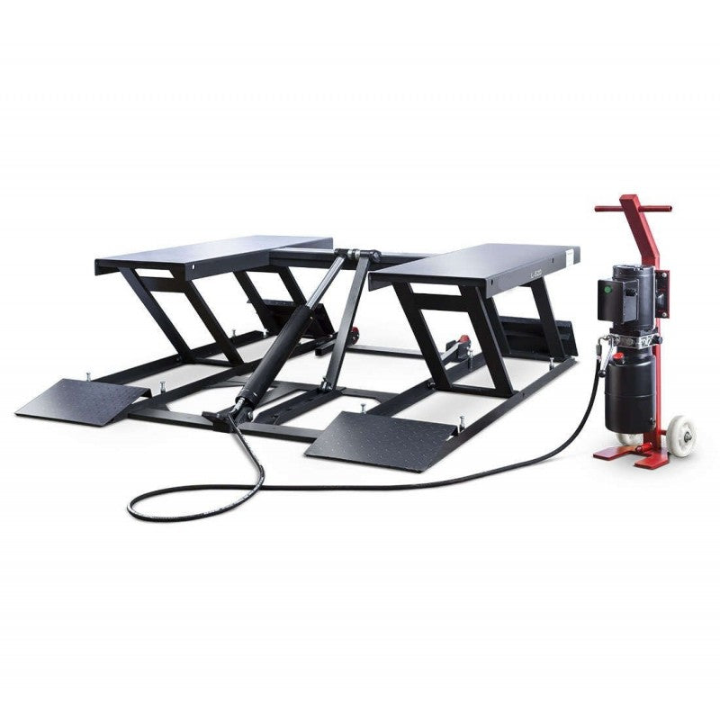 Pont élévateur ciseaux 3 Tonnes mobile avec déverrouillage manuel – Hauteur 62cm – Redats