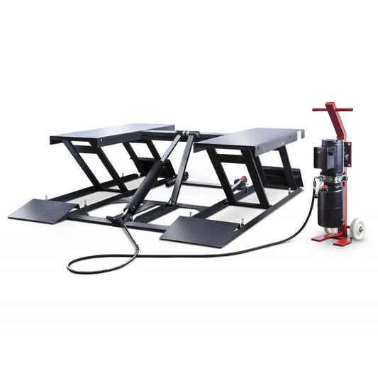 Pont élévateur ciseaux 3 Tonnes mobile avec déverrouillage manuel – Hauteur 62cm – Redats