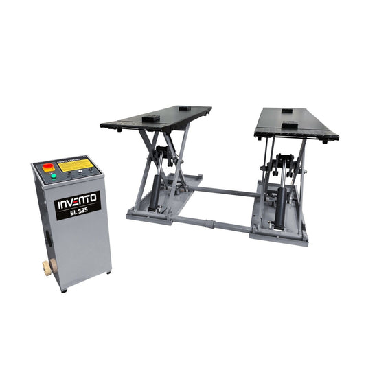 Pont élévateur ciseaux mobile 3,5T – 1m – 230v ou 380v – INVENTO SL S35